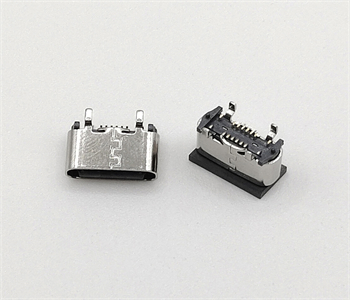 惠阳TYPE-C外壳四脚插立式母座 16P端子贴板 高度5.6MM/6.0MM/6.5MM/6.8MM四款规格 